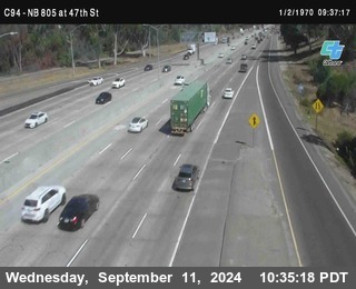 (C094) NB 805 : 47th Street (on ramp)