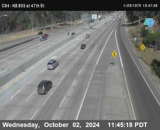 (C094) NB 805 : 47th Street (on ramp)