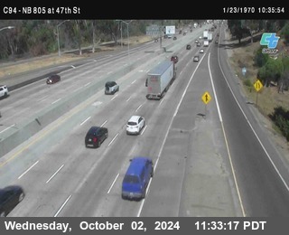 (C094) NB 805 : 47th Street (on ramp)