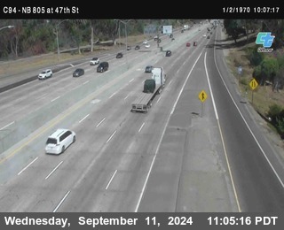 (C094) NB 805 : 47th Street (on ramp)