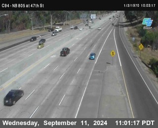 (C094) NB 805 : 47th Street (on ramp)