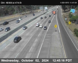 (C094) NB 805 : 47th Street (on ramp)