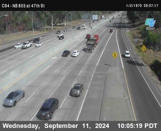 (C094) NB 805 : 47th Street (on ramp)