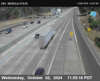 (C094) NB 805 : 47th Street (on ramp)