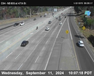 (C094) NB 805 : 47th Street (on ramp)