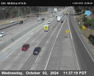 (C094) NB 805 : 47th Street (on ramp)