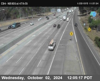 (C094) NB 805 : 47th Street (on ramp)