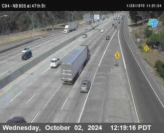 (C094) NB 805 : 47th Street (on ramp)