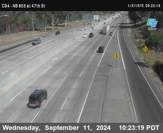 (C094) NB 805 : 47th Street (on ramp)