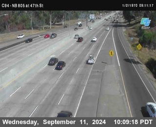 (C094) NB 805 : 47th Street (on ramp)