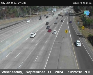 (C094) NB 805 : 47th Street (on ramp)