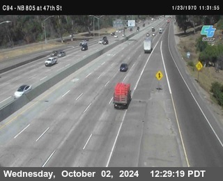 (C094) NB 805 : 47th Street (on ramp)