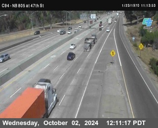 (C094) NB 805 : 47th Street (on ramp)