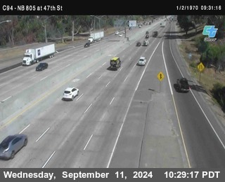 (C094) NB 805 : 47th Street (on ramp)