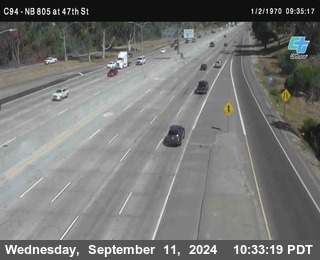 (C094) NB 805 : 47th Street (on ramp)