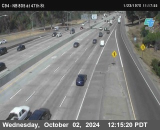 (C094) NB 805 : 47th Street (on ramp)