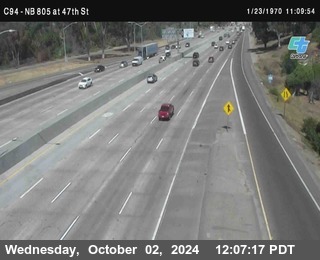 (C094) NB 805 : 47th Street (on ramp)