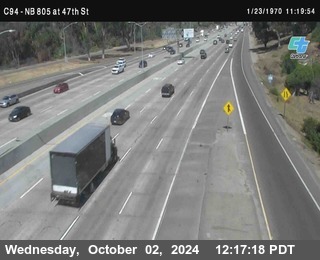 (C094) NB 805 : 47th Street (on ramp)