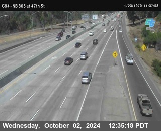 (C094) NB 805 : 47th Street (on ramp)