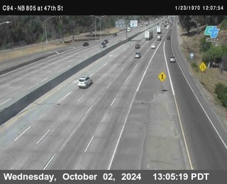 (C094) NB 805 : 47th Street (on ramp)