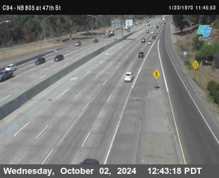 (C094) NB 805 : 47th Street (on ramp)