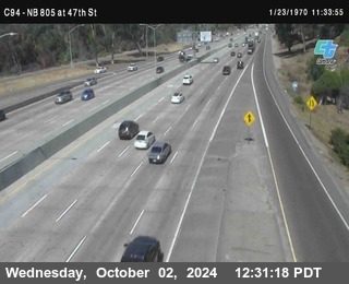 (C094) NB 805 : 47th Street (on ramp)