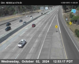 (C094) NB 805 : 47th Street (on ramp)