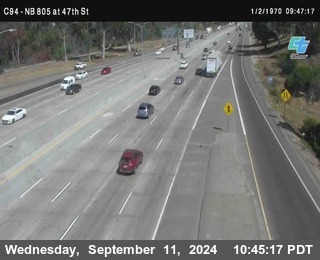 (C094) NB 805 : 47th Street (on ramp)