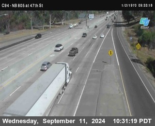 (C094) NB 805 : 47th Street (on ramp)