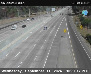 (C094) NB 805 : 47th Street (on ramp)