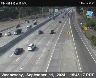 (C094) NB 805 : 47th Street (on ramp)