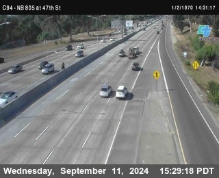 (C094) NB 805 : 47th Street (on ramp)