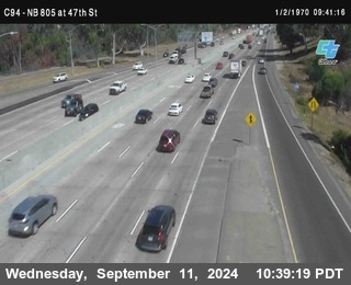 (C094) NB 805 : 47th Street (on ramp)