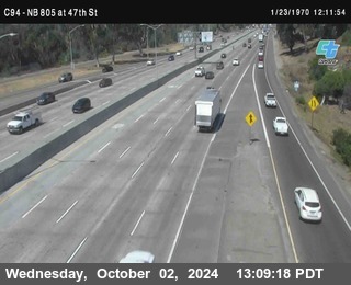 (C094) NB 805 : 47th Street (on ramp)