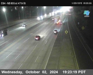 (C094) NB 805 : 47th Street (on ramp)