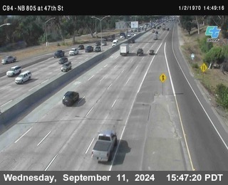 (C094) NB 805 : 47th Street (on ramp)