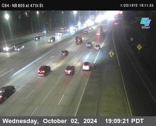 (C094) NB 805 : 47th Street (on ramp)