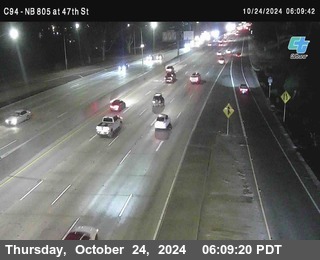 (C094) NB 805 : 47th Street (on ramp)