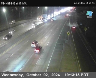 (C094) NB 805 : 47th Street (on ramp)