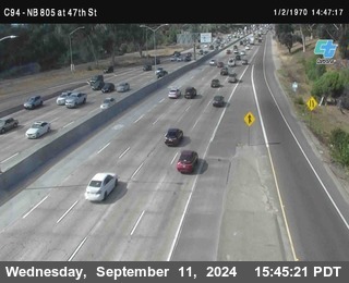 (C094) NB 805 : 47th Street (on ramp)