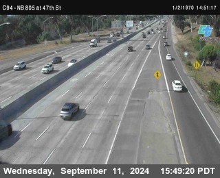 (C094) NB 805 : 47th Street (on ramp)