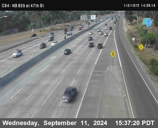 (C094) NB 805 : 47th Street (on ramp)