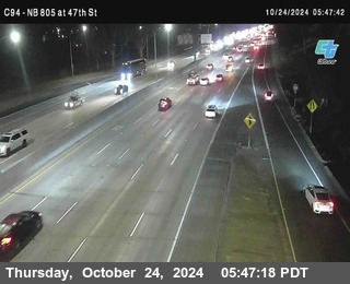 (C094) NB 805 : 47th Street (on ramp)