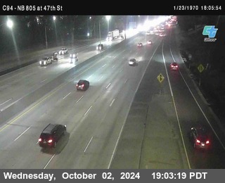 (C094) NB 805 : 47th Street (on ramp)