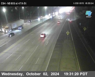 (C094) NB 805 : 47th Street (on ramp)