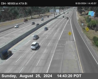 (C094) NB 805 : 47th Street (on ramp)