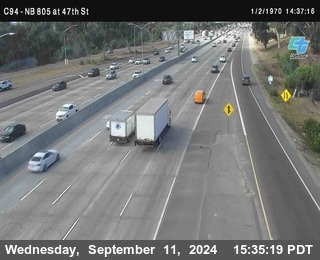 (C094) NB 805 : 47th Street (on ramp)