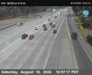 (C094) NB 805 : 47th Street (on ramp)