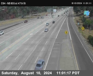 (C094) NB 805 : 47th Street (on ramp)