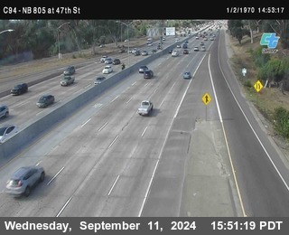 (C094) NB 805 : 47th Street (on ramp)